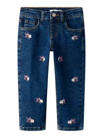 NAME IT Mom Jeans Bella Denim Blue Emb