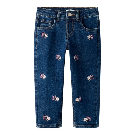 NAME IT Mom Jeans Bella Denim Blue Emb billede