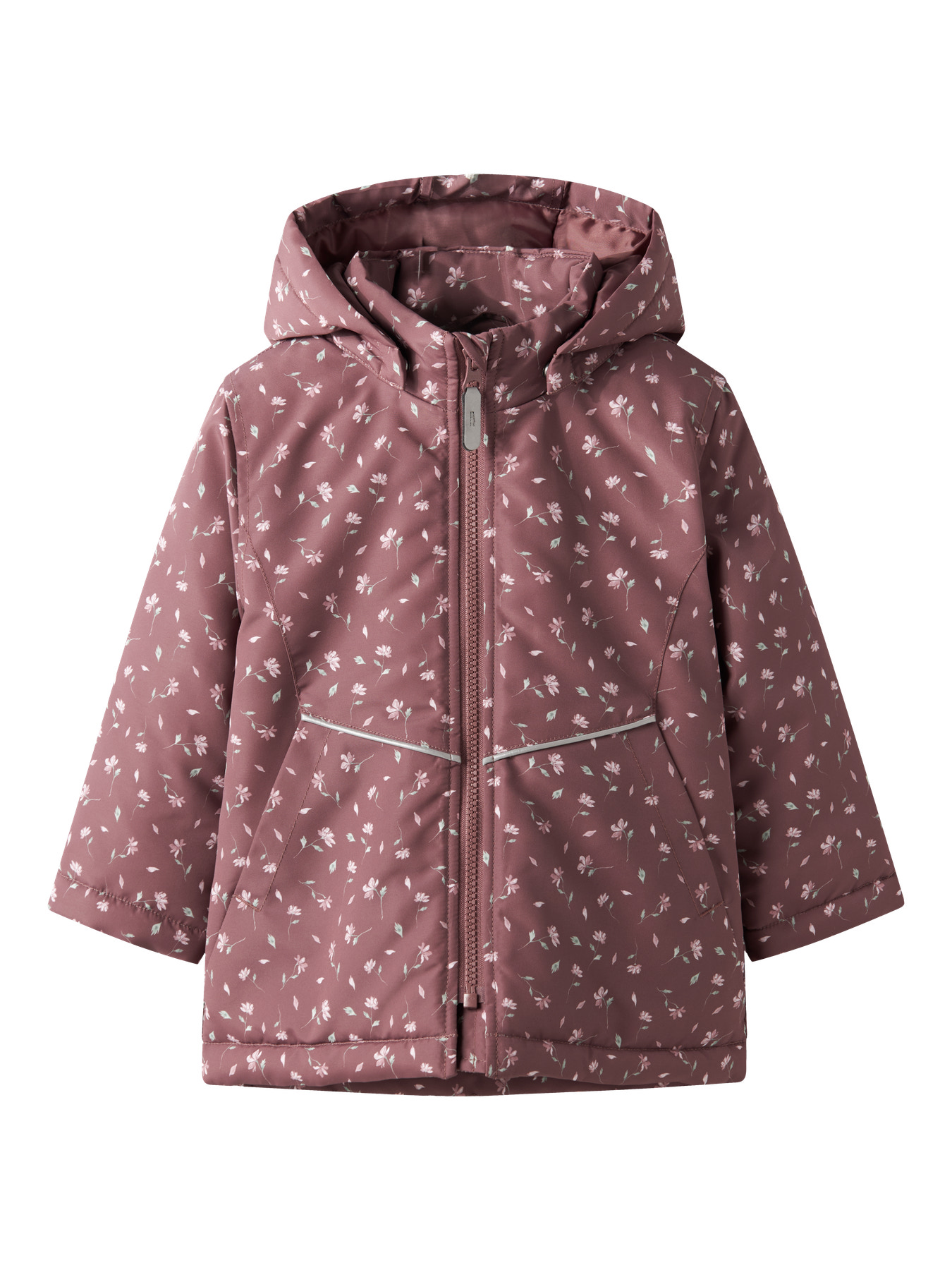 NAME IT Jakke Maxi Rose Brown Bloom