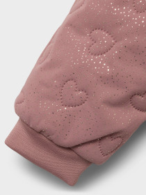 NAME IT Quilt Sæt Moon Glitter Fo Woodrose