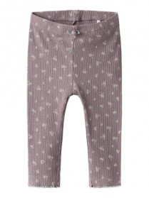 NAME IT Rib Leggings Hoise Purple Dove