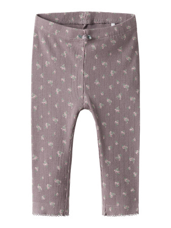 NAME IT Rib Leggings Hoise Purple Dove