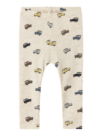 NAME IT Rib Leggings Hukab Peyote Melange