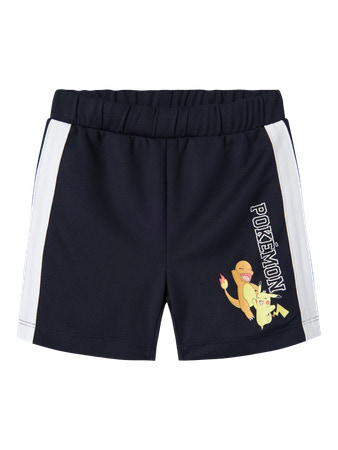 Name It Shorts Navy Blazer Med Pokémon Og Hvide Striber - Str. 4y 104cm