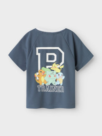 NAME IT T-shirt Pokemon Manak Blue Mirage