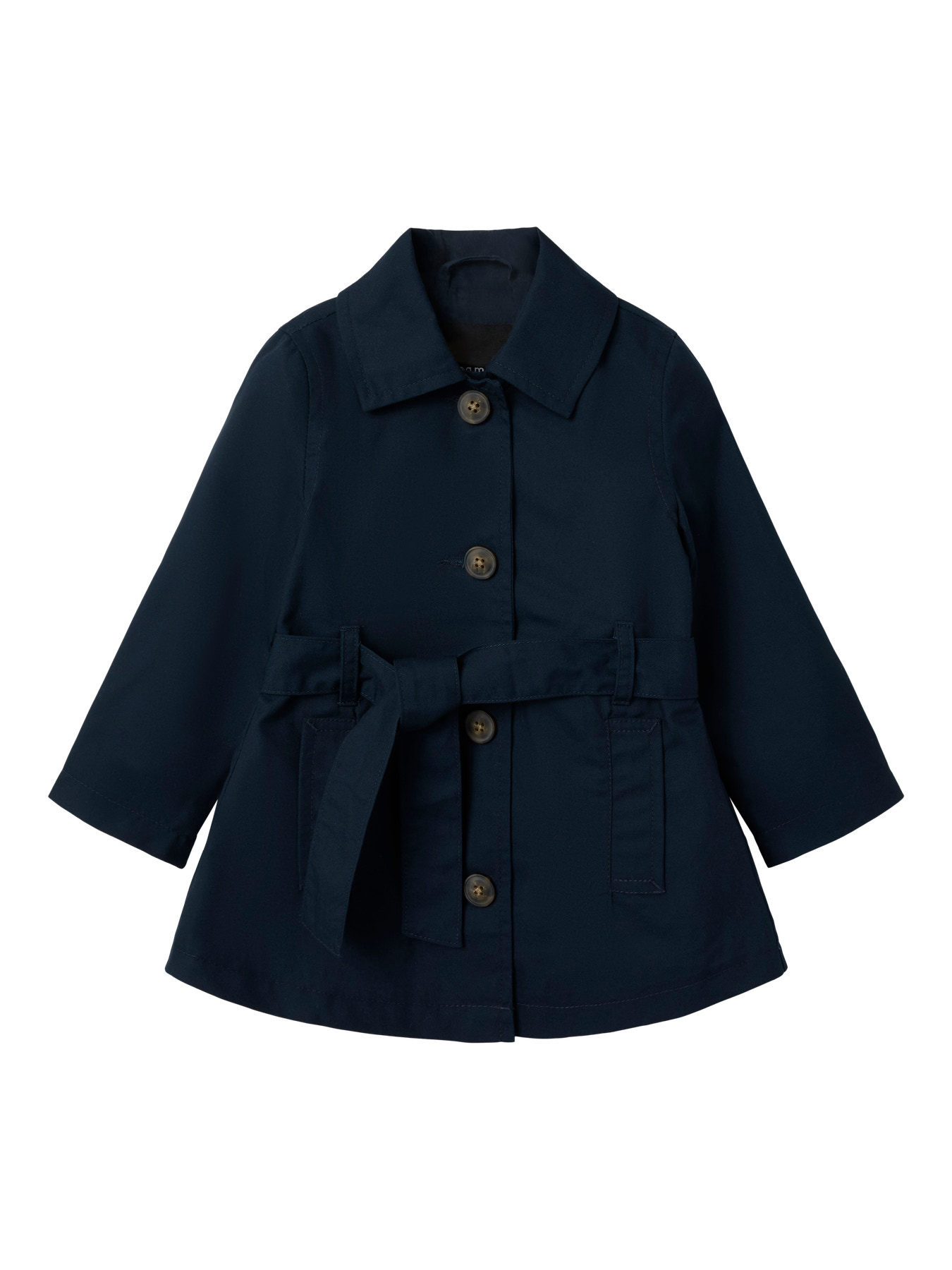 Name It Pmaria Trench Coat - Dark Sapphire