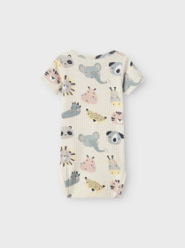 NAME IT Kortærmet Body Osummer Peyote Melange