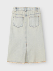 NAME IT Denim Nederdele Lang Gami Vintage Light Blue Denim