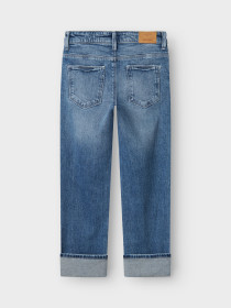 NAME IT Straight Folde Jeans Rose Medium Blue Denim