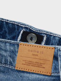 NAME IT Straight Folde Jeans Rose Medium Blue Denim