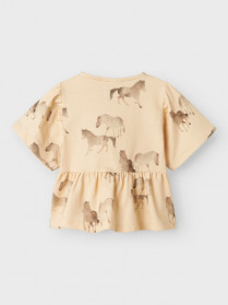 NAME IT Sweat Wrap T-shirt Helva Sun Kiss