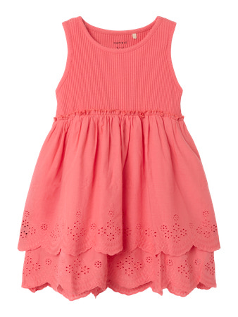 NAME IT Kjole Halina Spiced Coral