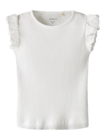 NAME IT Blonde Top Halina Bright White