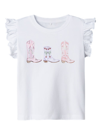 NAME IT T-shirt Hadia Bright White