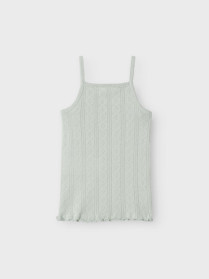 NAME IT Strop top Jsilke Aqua Gray