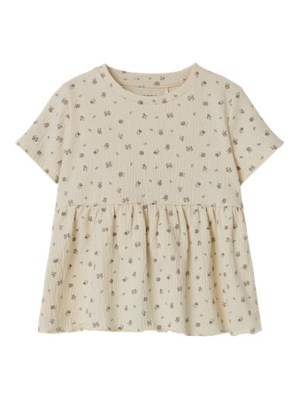 NAME IT T-shirt Jannis Bleached Sand