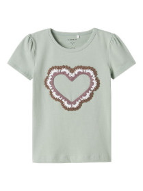 NAME IT T-Shirt Jamaria Aqua Gray