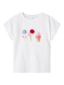 NAME IT T-shirt Josephina Bright White
