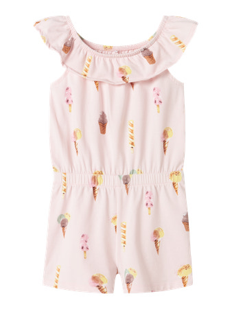 Name It Buksedragt Ballerina Med Isprint - Str. 2y 92cm