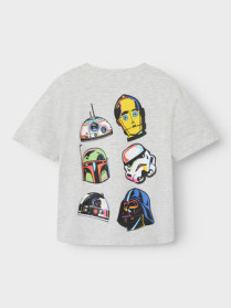 NAME IT T-shirt Star Wars Malec Light Grey Melange
