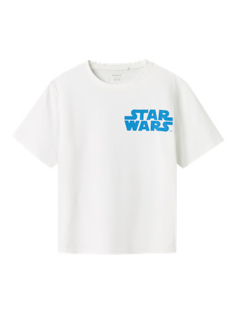 Name It T-shirt Hvid Med Star Wars Motiv - Str. 7-8y 122/128cm