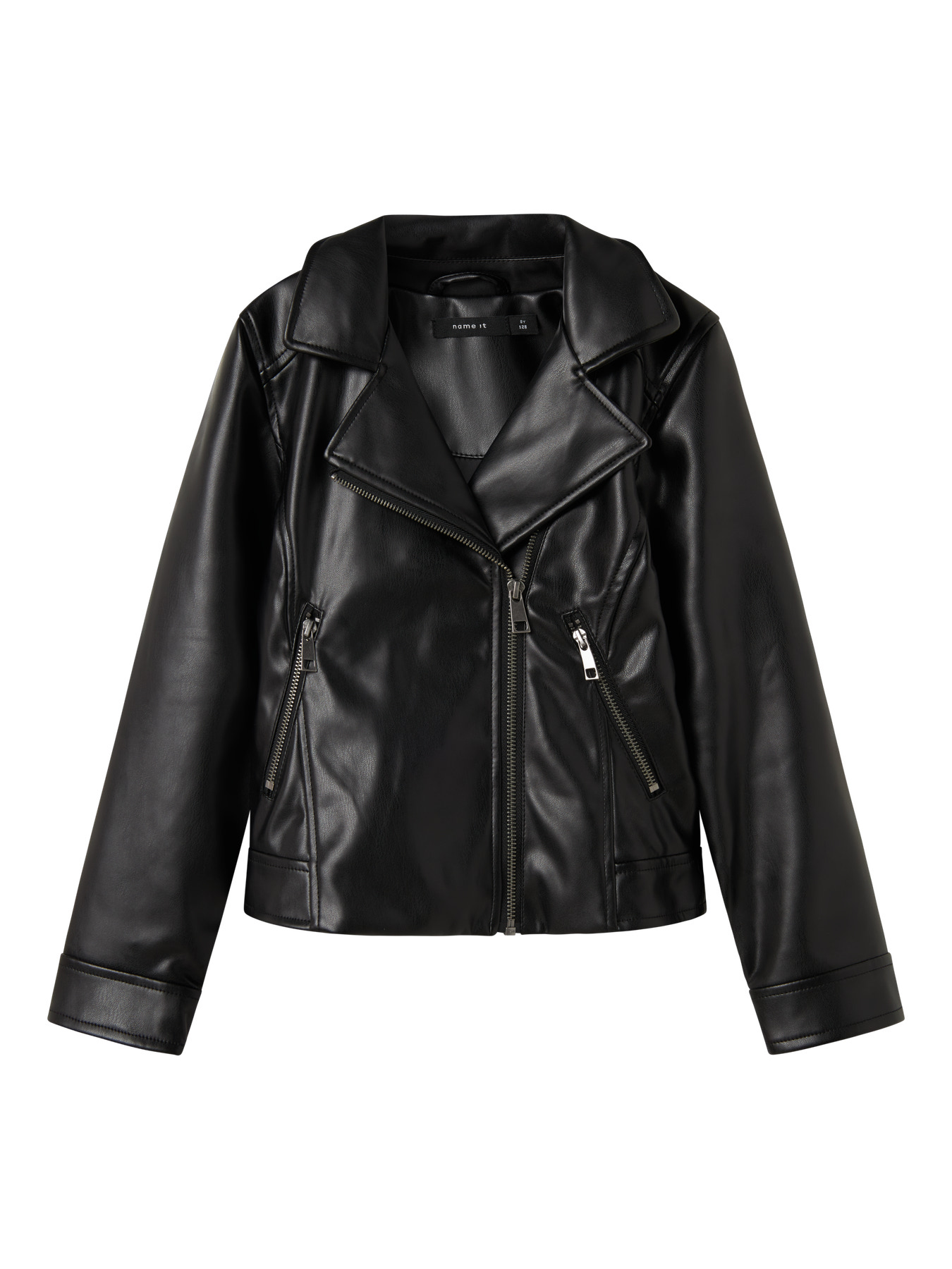 NAME IT Pu Læder Jakke Madina Black