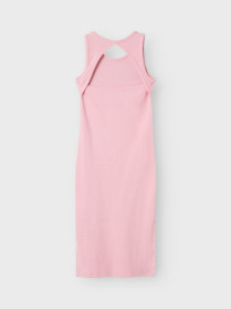 NAME IT Maxi Rib Kjole Jalgos Cameo Pink