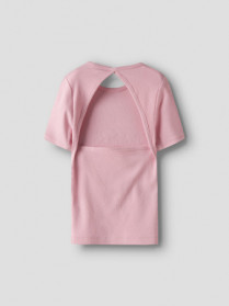 NAME IT Rib T-shirt Jalgos Cameo Pink