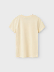 NAME IT T-shirt Jemil Bleached Sand