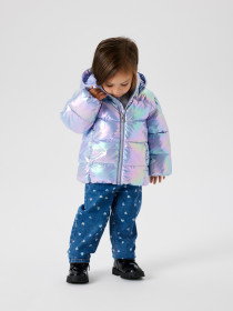 NAME IT Shiny Puffer Jakke Molina Pastel Lilac
