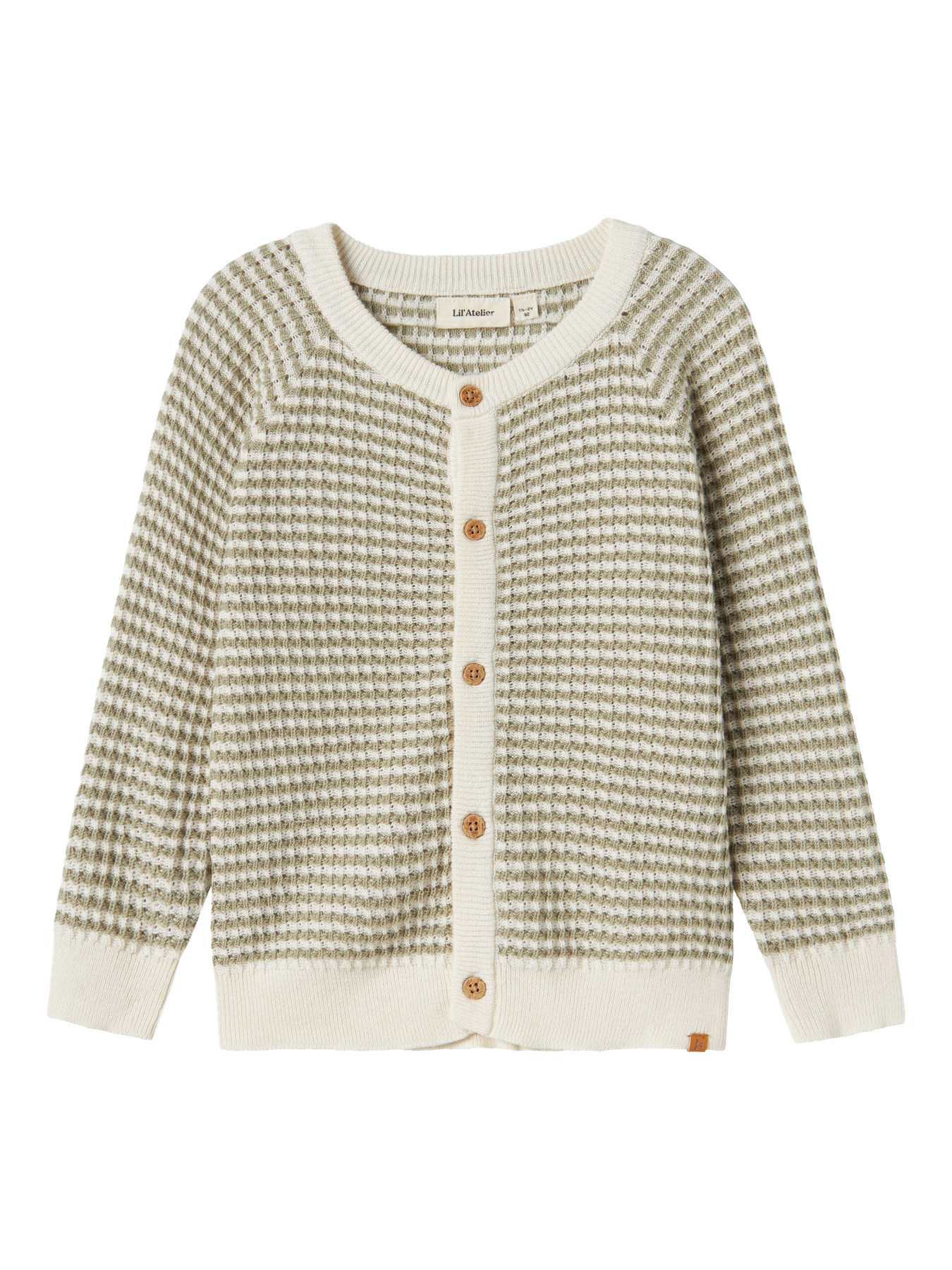 LIL ATELIER Strik Cardigan Halma Seagrass