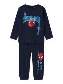 NAME IT Natsæt Spiderman Jacjaan Navy