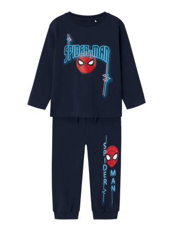 NAME IT Natsæt Spiderman Jacjaan Navy