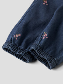 NAME IT Denim Jeans Rose Dark Blue Denim Flower