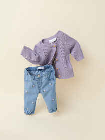 NAME IT Jeans Rose Denim Blue Flower