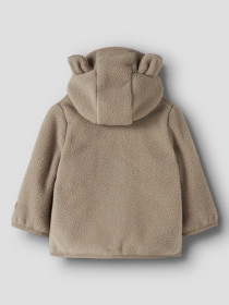 NAME IT Fleece Jakke Meeko Timber Wolf