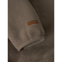 NAME IT Fleece Jakke Meekot Melange Walnut