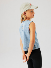 NAME IT Top Amelia Medium Blue Denim