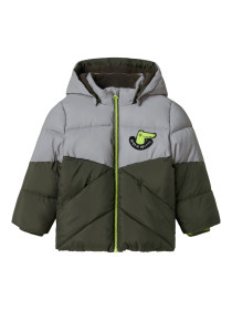 NAME IT Dino Puffer Jakke Morten Deep Depths