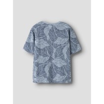 NAME IT T-shirt Venzel Blue Fog Palm Blue