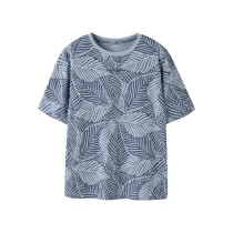 NAME IT T-shirt Venzel Blue Fog Palm Blue