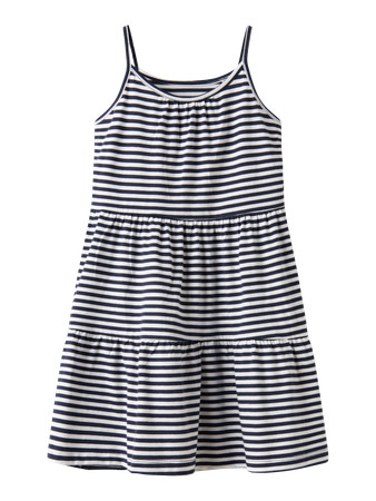 Name It Kjole Navy Blazer Med Striber Og Stropper - Str. 7y 122cm