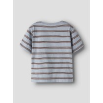 NAME IT T-shirt Voby Blue Fog Chestnut
