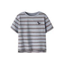 NAME IT T-shirt Voby Blue Fog Chestnut