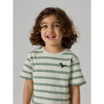 NAME IT T-shirt Voby Pale Aqua Garden Topiary