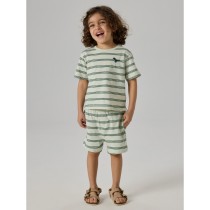 NAME IT T-shirt Voby Pale Aqua Garden Topiary