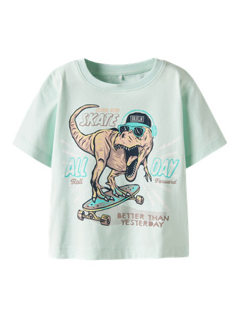 NAME IT T-shirt Vanyo Honeydew Dino
