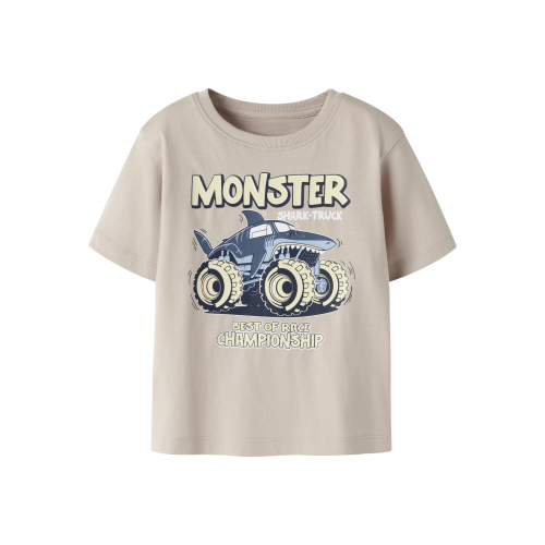 Name It T-shirt - NmmVanyo - Chateau Gray/Monster Shark