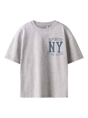 NAME IT T-shirt Valix Light Grey Melange