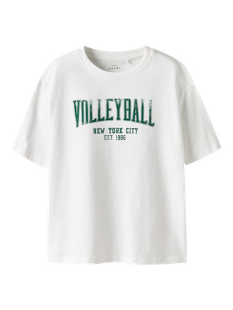 NAME IT T-shirt Valix Bright White Volleyball